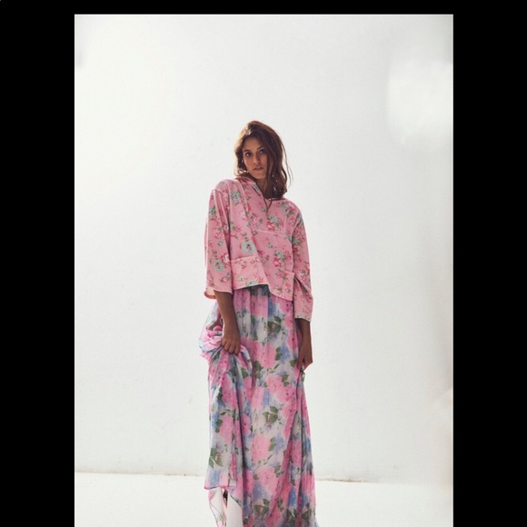 Loveshackfancy Peaches Baja Hoodie. NWT. - Picture 2 of 12